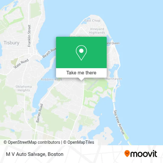 M V Auto Salvage map