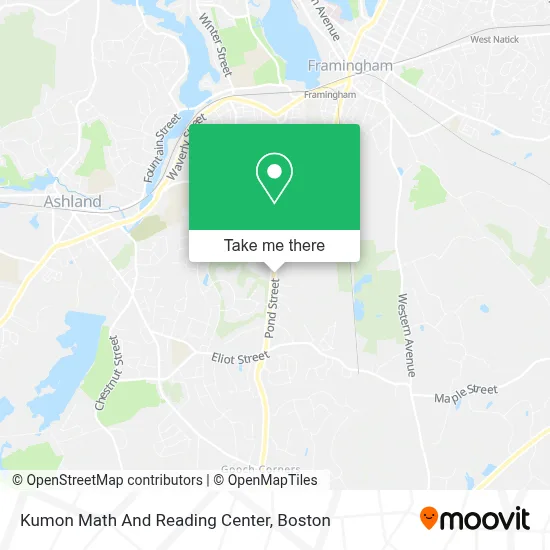 Kumon Math And Reading Center map