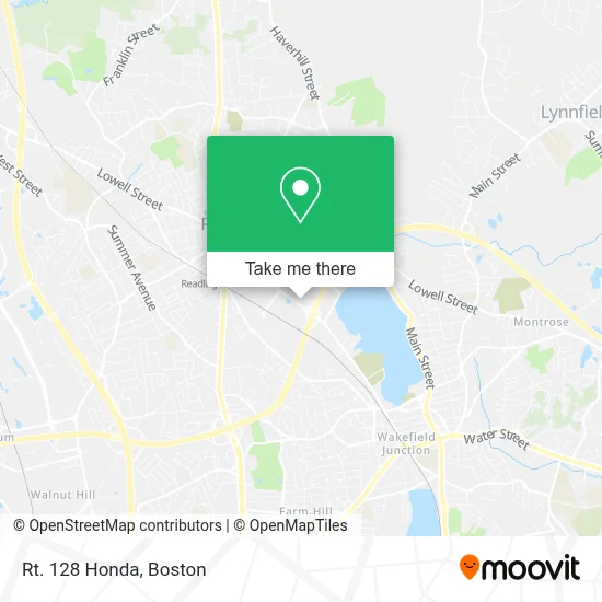 Rt. 128 Honda map