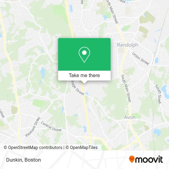Dunkin map