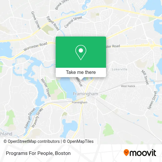Programs For People map