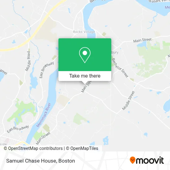 Samuel Chase House map