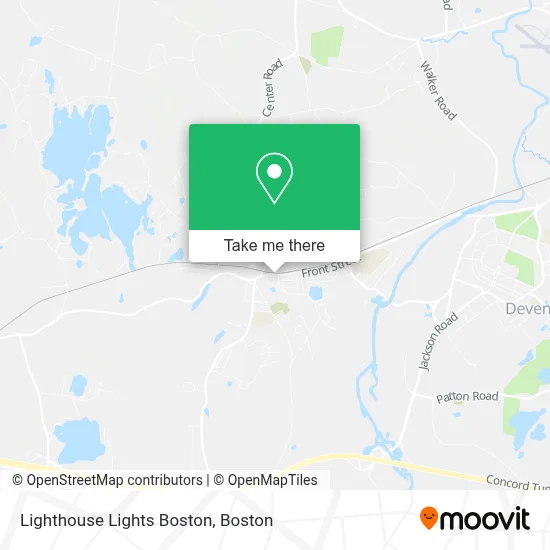 Lighthouse Lights Boston map