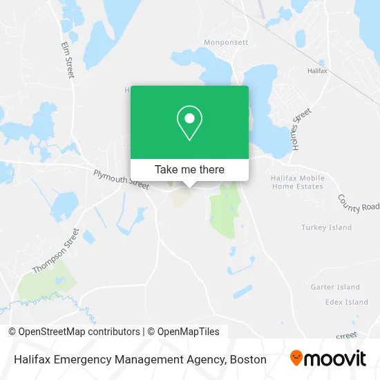 Halifax Emergency Management Agency map