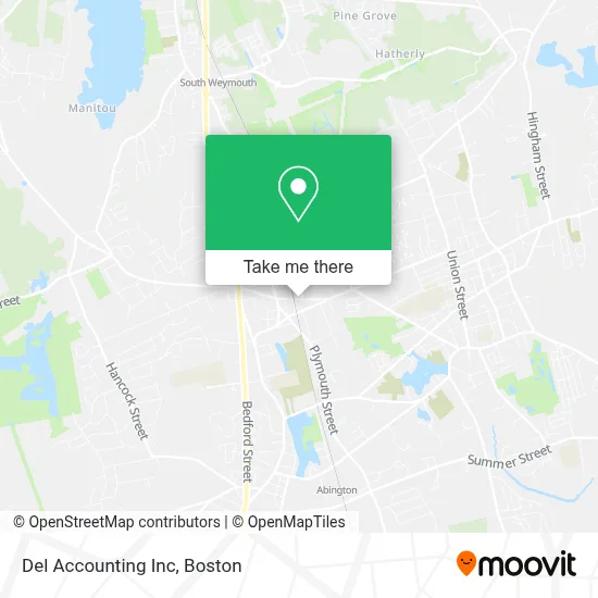 Del Accounting Inc map