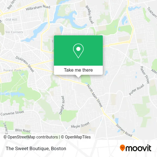 The Sweet Boutique map