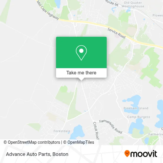 Advance Auto Parts map