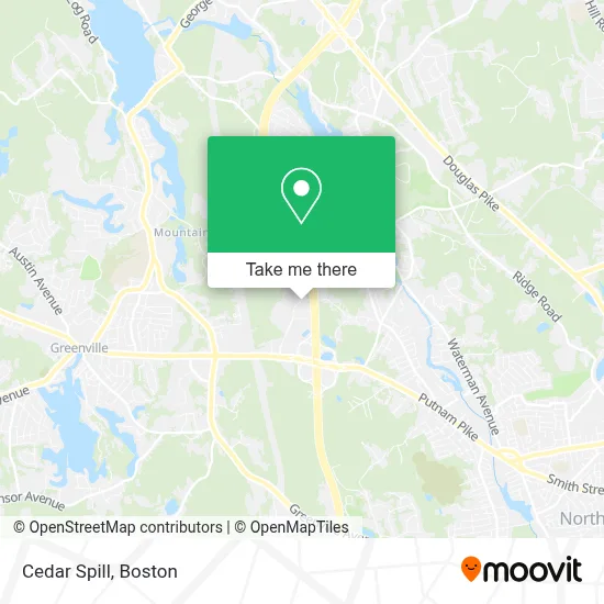 Cedar Spill map
