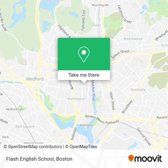 Flash English School map