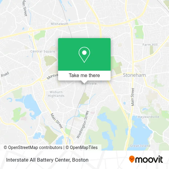 Interstate All Battery Center map