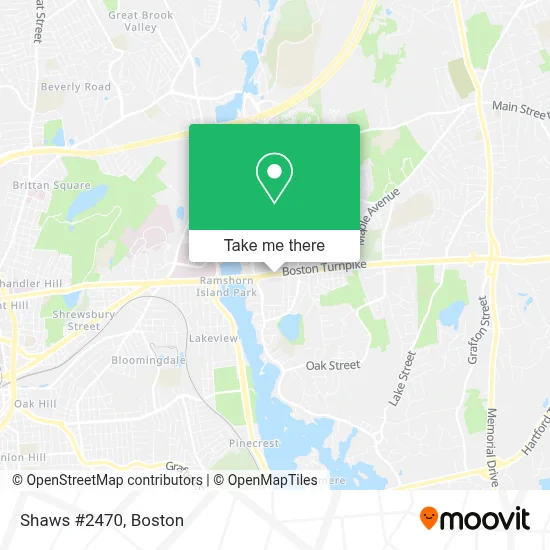 Shaws #2470 map