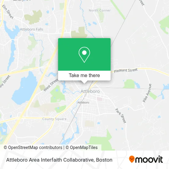 Attleboro Area Interfaith Collaborative map