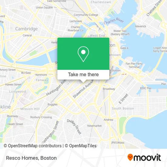 Resco Homes map