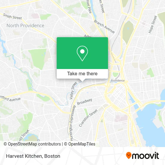 Harvest Kitchen map