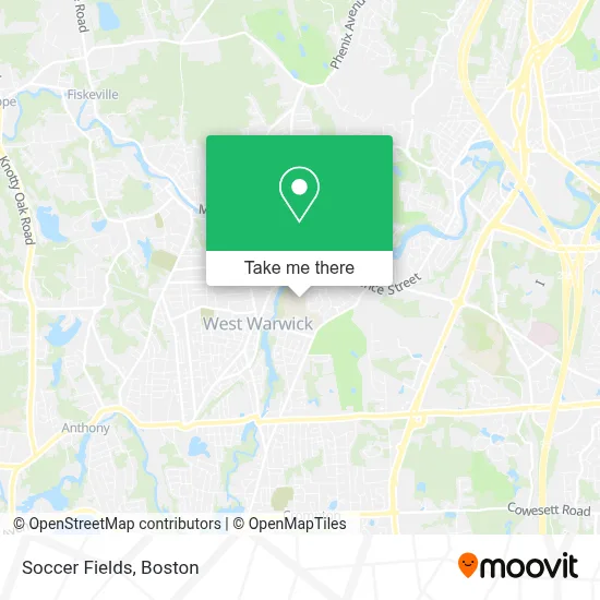 Soccer Fields map
