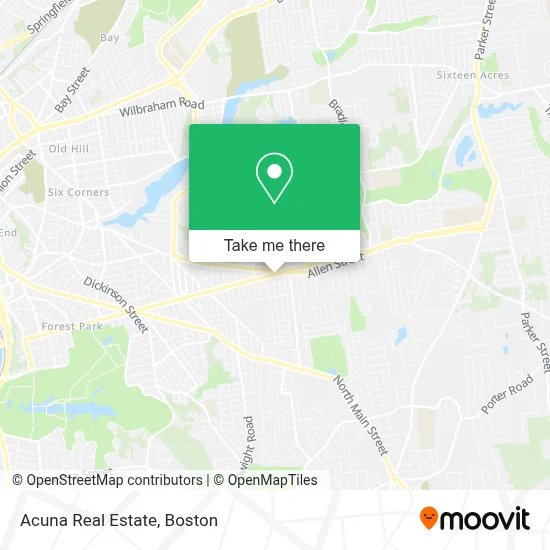 Acuna Real Estate map