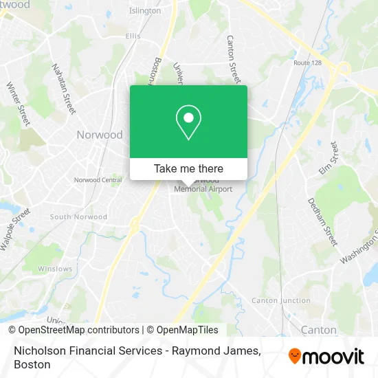Nicholson Financial Services - Raymond James map