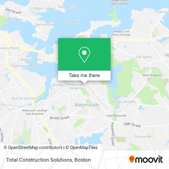 Total Construction Solutions map