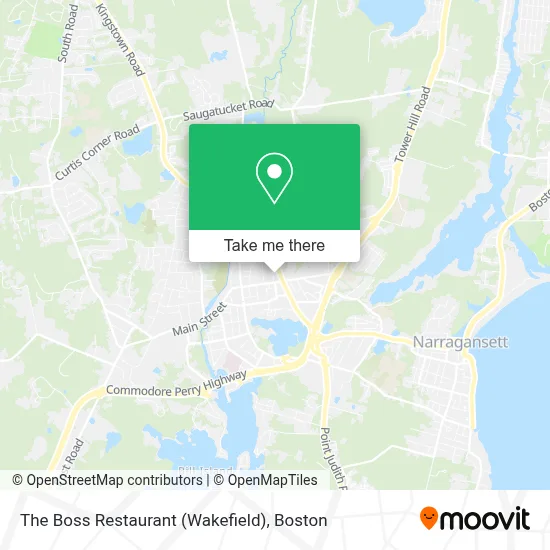 The Boss Restaurant (Wakefield) map