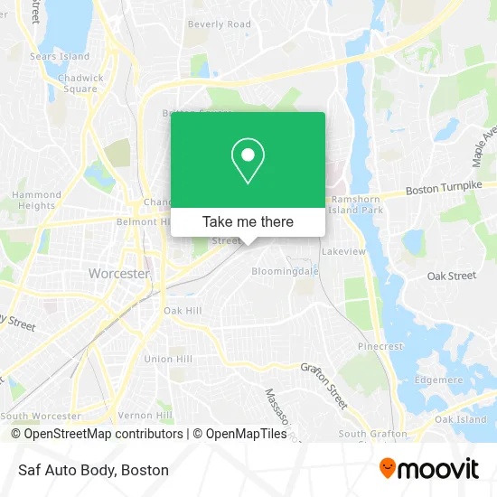 Saf Auto Body map