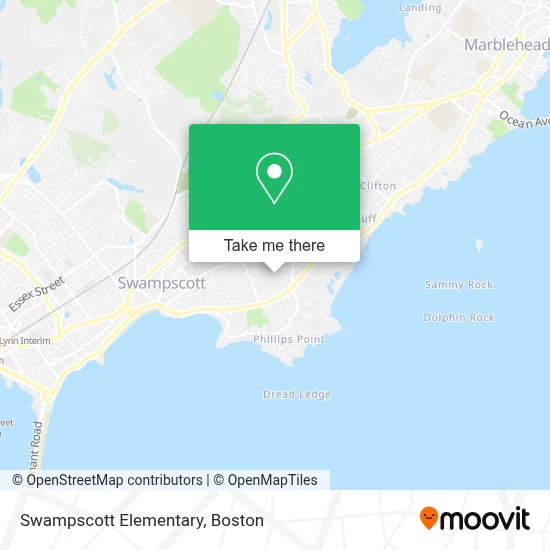 Swampscott Elementary map