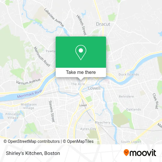 Shirley's Kitchen map