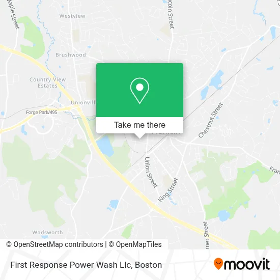 First Response Power Wash Llc map