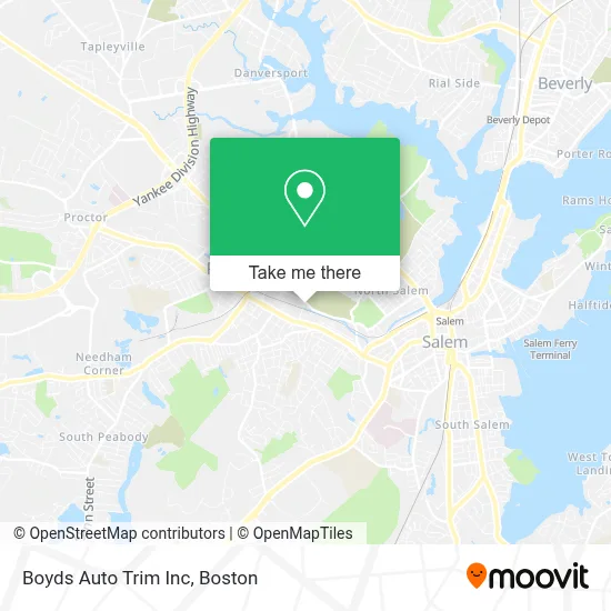 Boyds Auto Trim Inc map