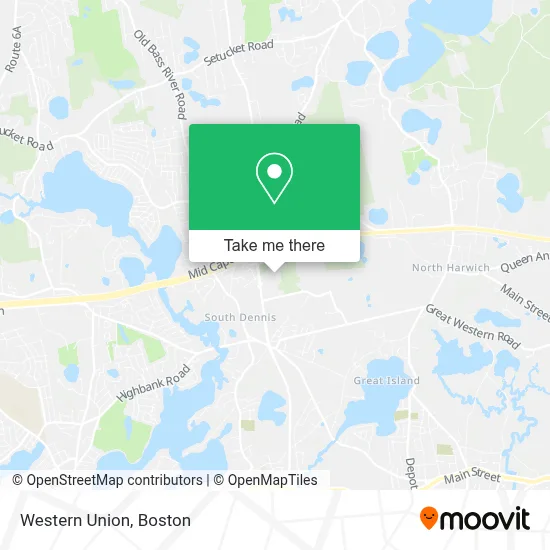 Western Union map