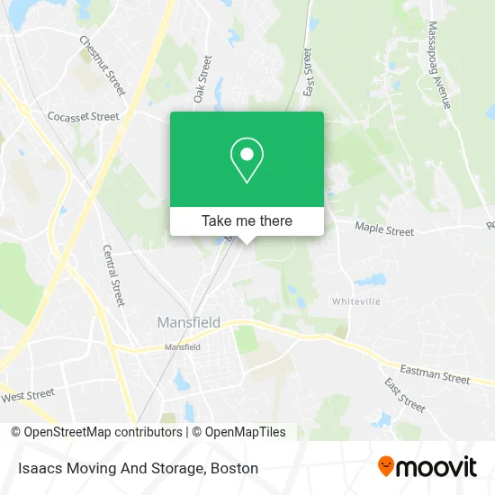Isaacs Moving And Storage map