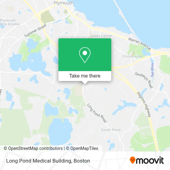 Long Pond Medical Building map