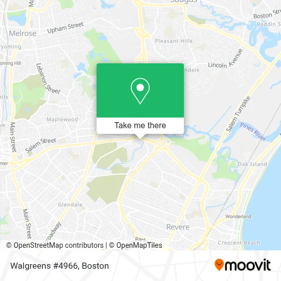 Walgreens #4966 map