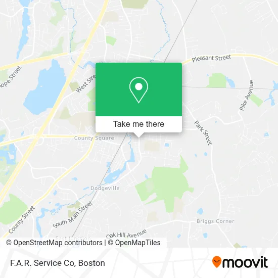 F.A.R. Service Co map