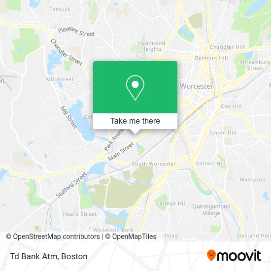 Td Bank Atm map