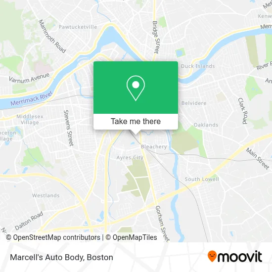 Marcell's Auto Body map