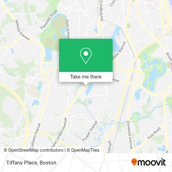 Tiffany Place map