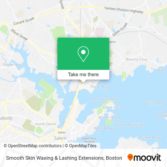 Smooth Skin Waxing & Lashing Extensions map