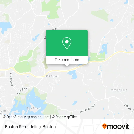 Boston Remodeling map