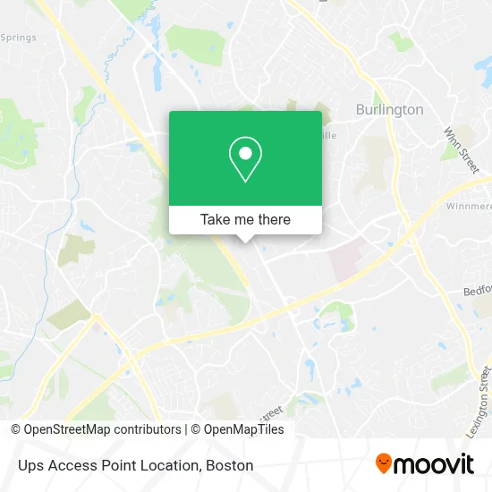 Ups Access Point Location map