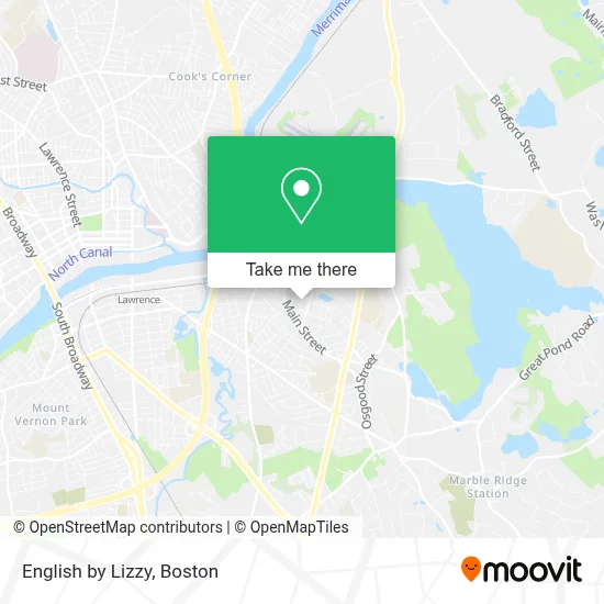 English by Lizzy map