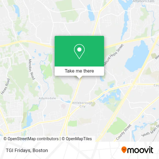 Tgi Fridays map