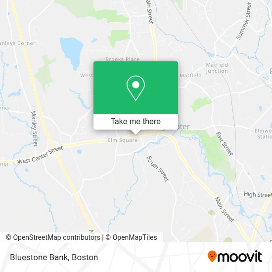 Bluestone Bank map
