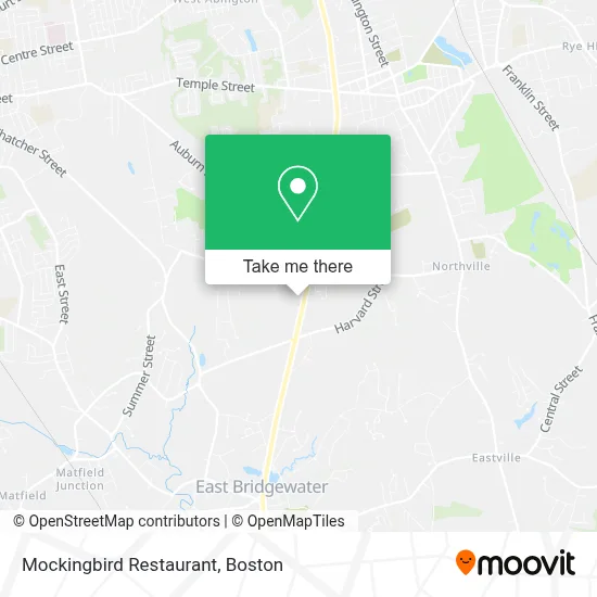 Mockingbird Restaurant map