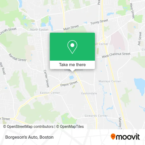 Borgeson's Auto map