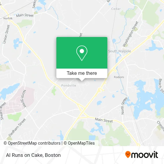Al Runs on Cake map