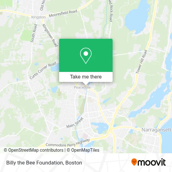 Billy the Bee Foundation map