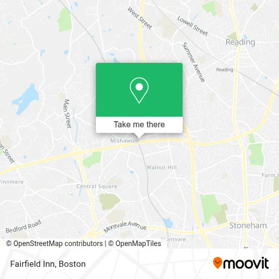 Fairfield Inn map