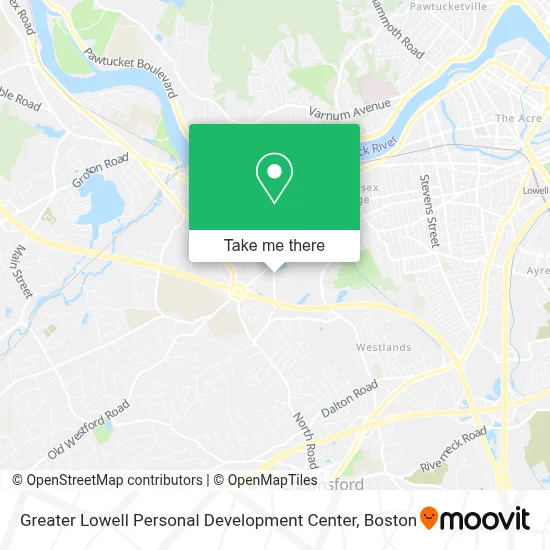 Greater Lowell Personal Development Center map