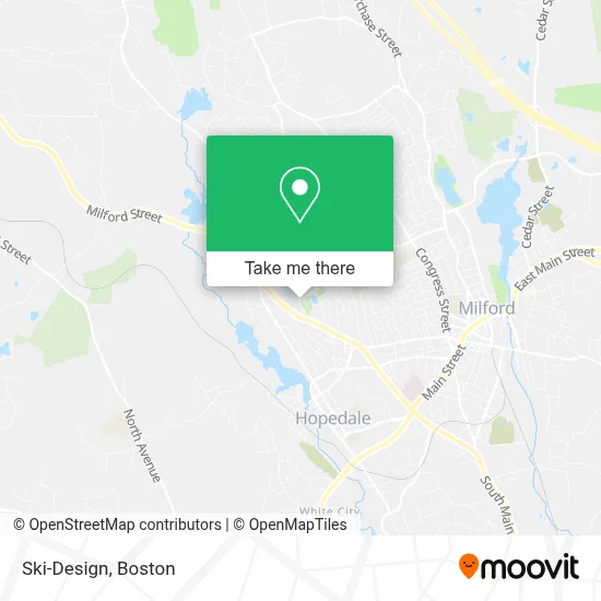 Ski-Design map