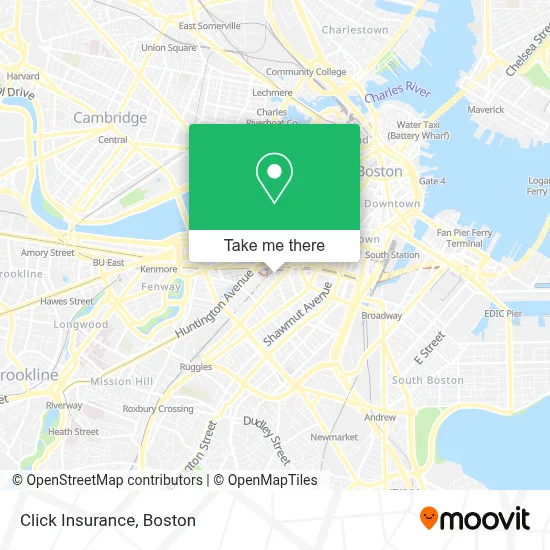 Click Insurance map